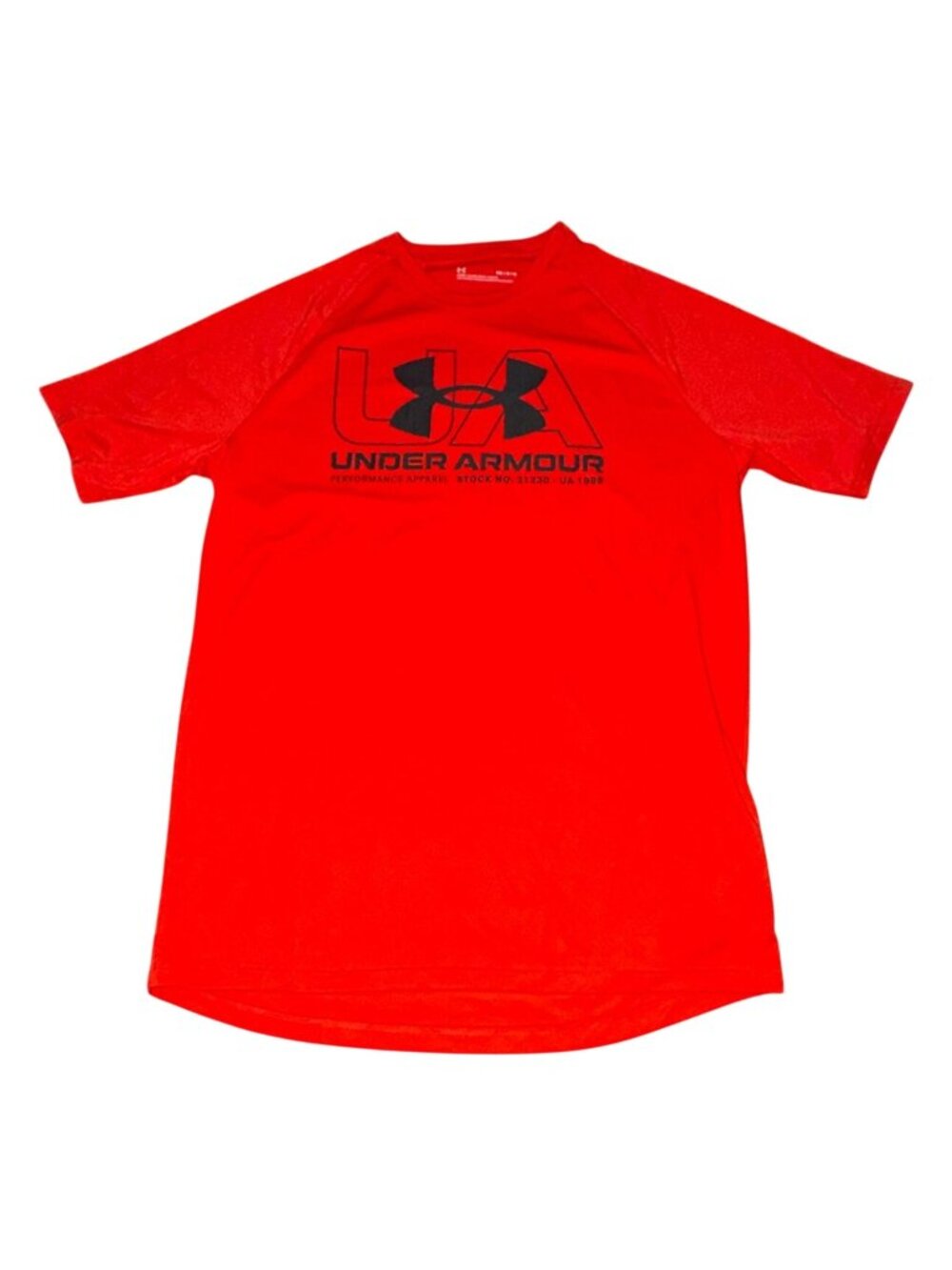 Under Armour Mens Loose Fit Moisture Wicking Athletic Shirt-Red-M-GUC